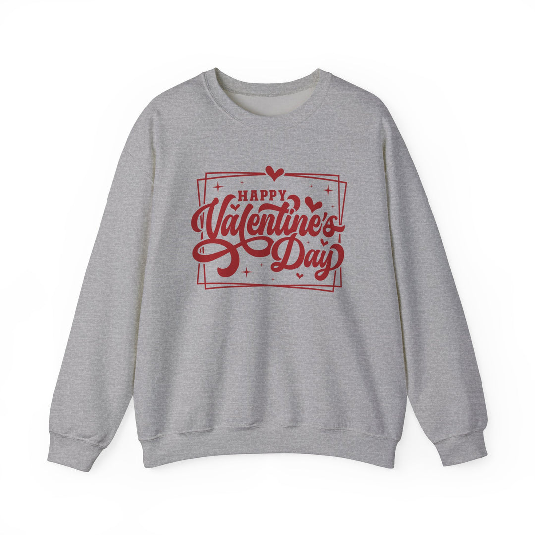 Happy Valentine's Day W/Hearts - Unisex Heavy Blend™ Crewneck Sweatshirt