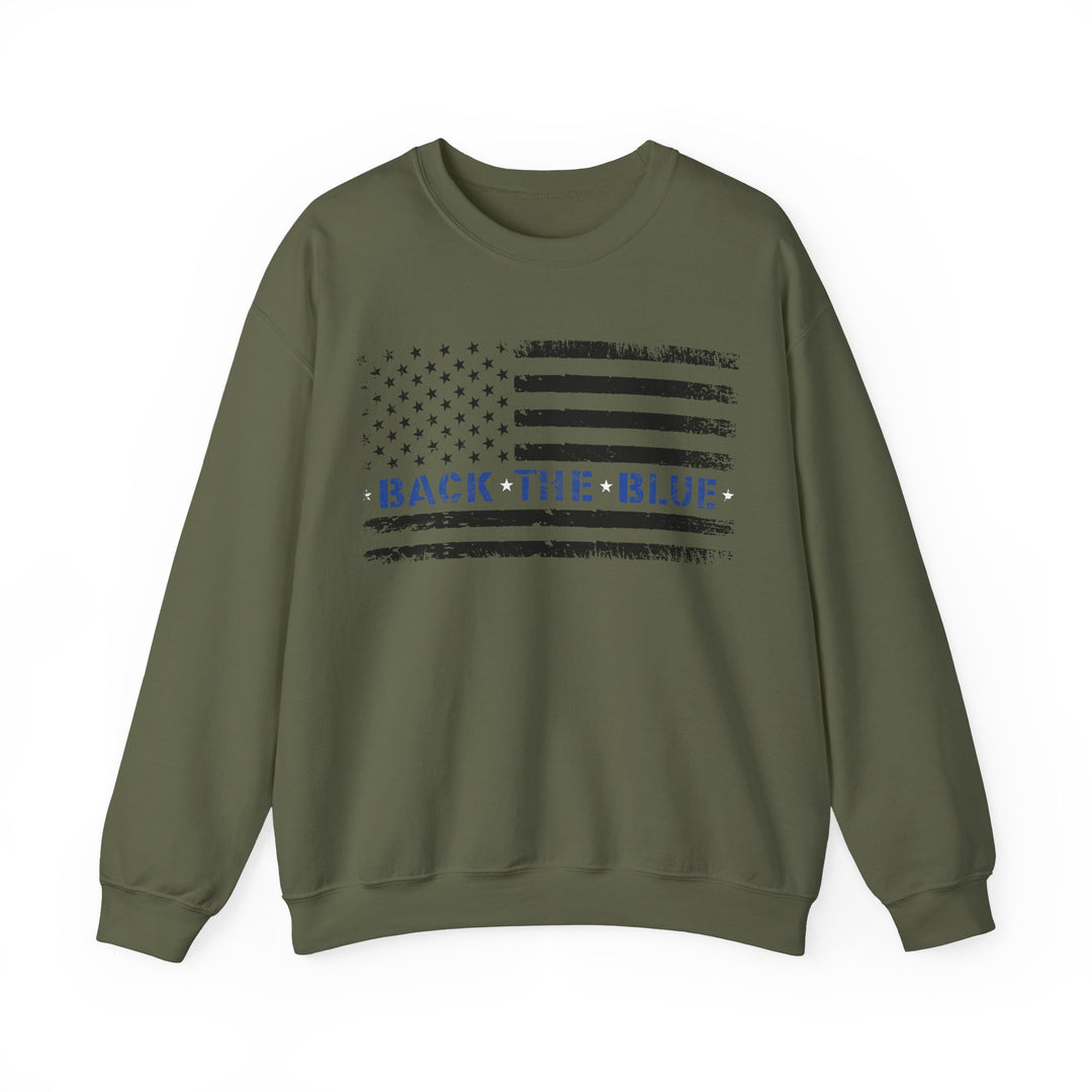 Back The Blue - Unisex Heavy Blend™ Crewneck Sweatshirt
