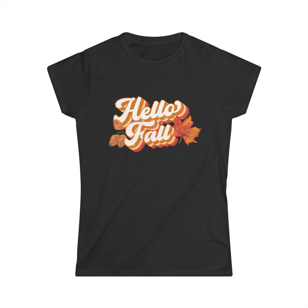 Retro Hello Fall - Women's Softstyle Tee