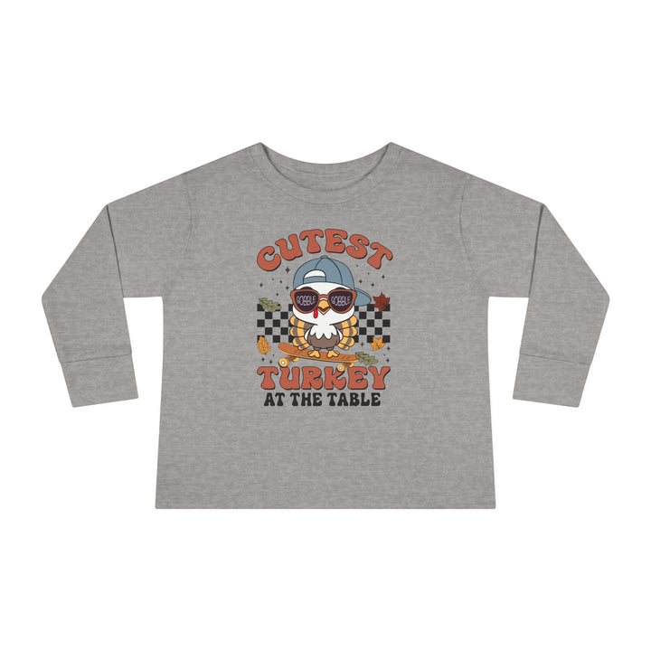 Cutest turkey Boys - Toddler Long Sleeve Tee