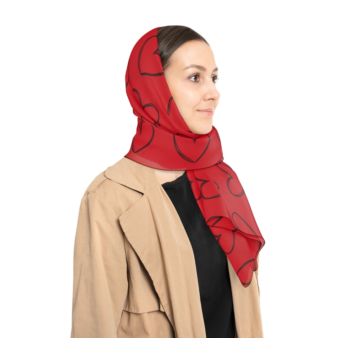 Heart - Poly Scarf
