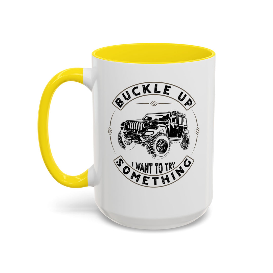 Buckle Up - Accent Coffee Mug (11, 15oz)