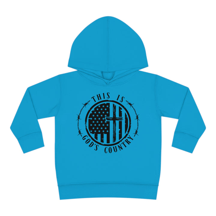Gods Country - Toddler Pullover Fleece Hoodie
