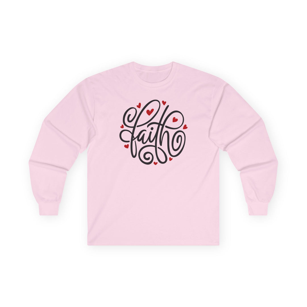 Faith Hearts - Unisex Ultra Cotton Long Sleeve Tee