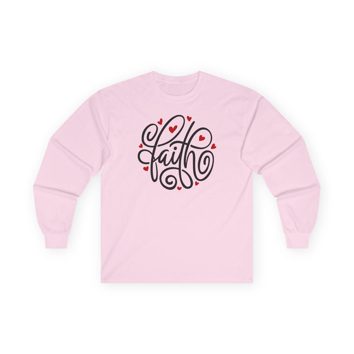 Faith Hearts - Unisex Ultra Cotton Long Sleeve Tee