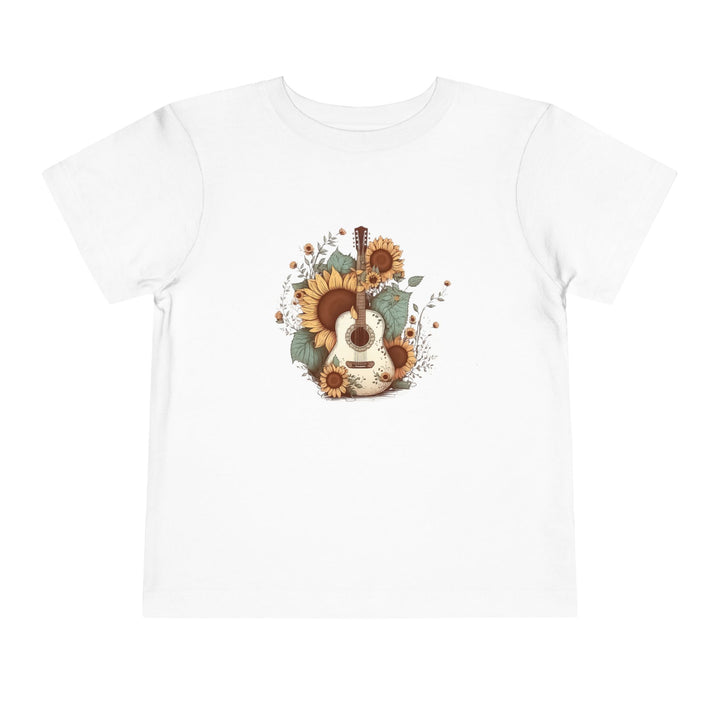 Sunflower Guitar - Toddler Short Sleeve Tee