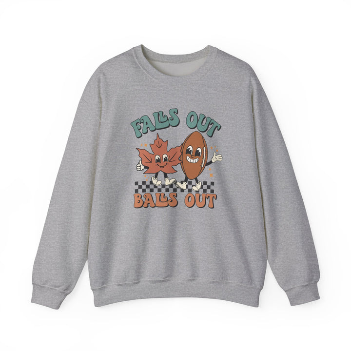 Falls Out Balls Out - Unisex Heavy Blend™ Crewneck Sweatshirt