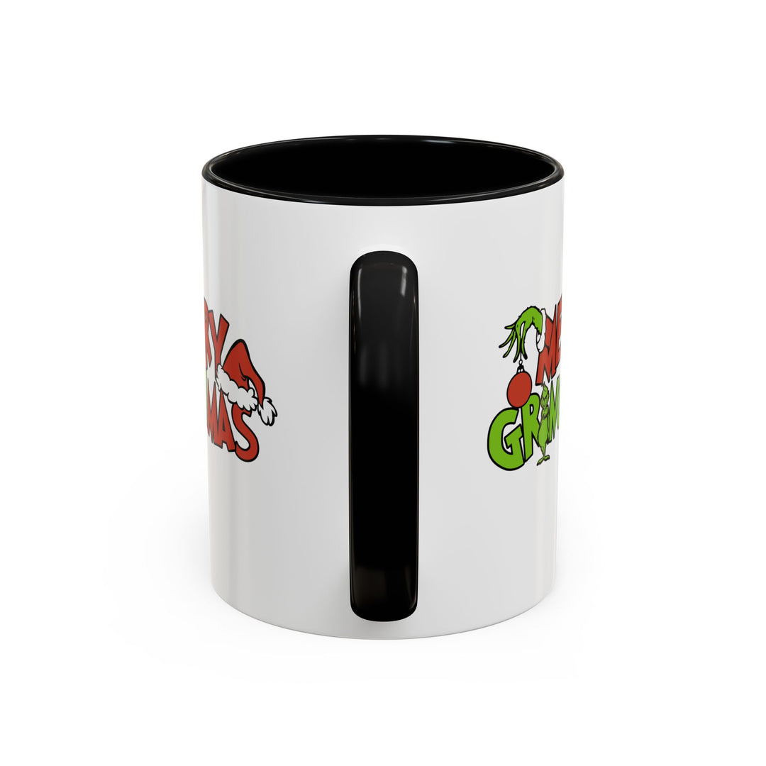 Merry Grinchmas - Accent Coffee Mug (11, 15oz)