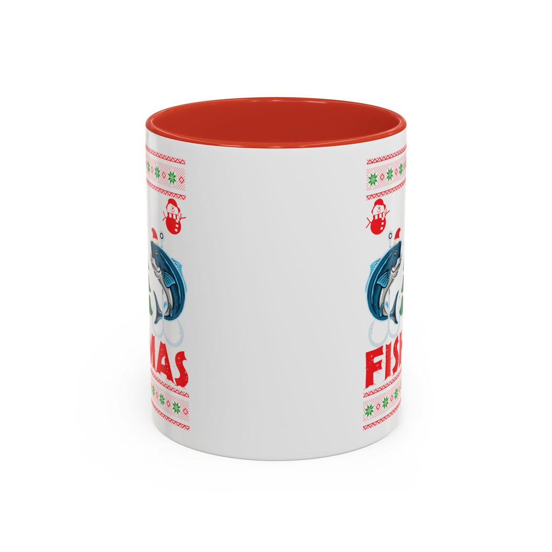 Merry Fishmas - Accent Coffee Mug (11, 15oz)