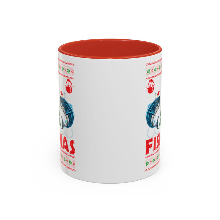 Merry Fishmas - Accent Coffee Mug (11, 15oz)