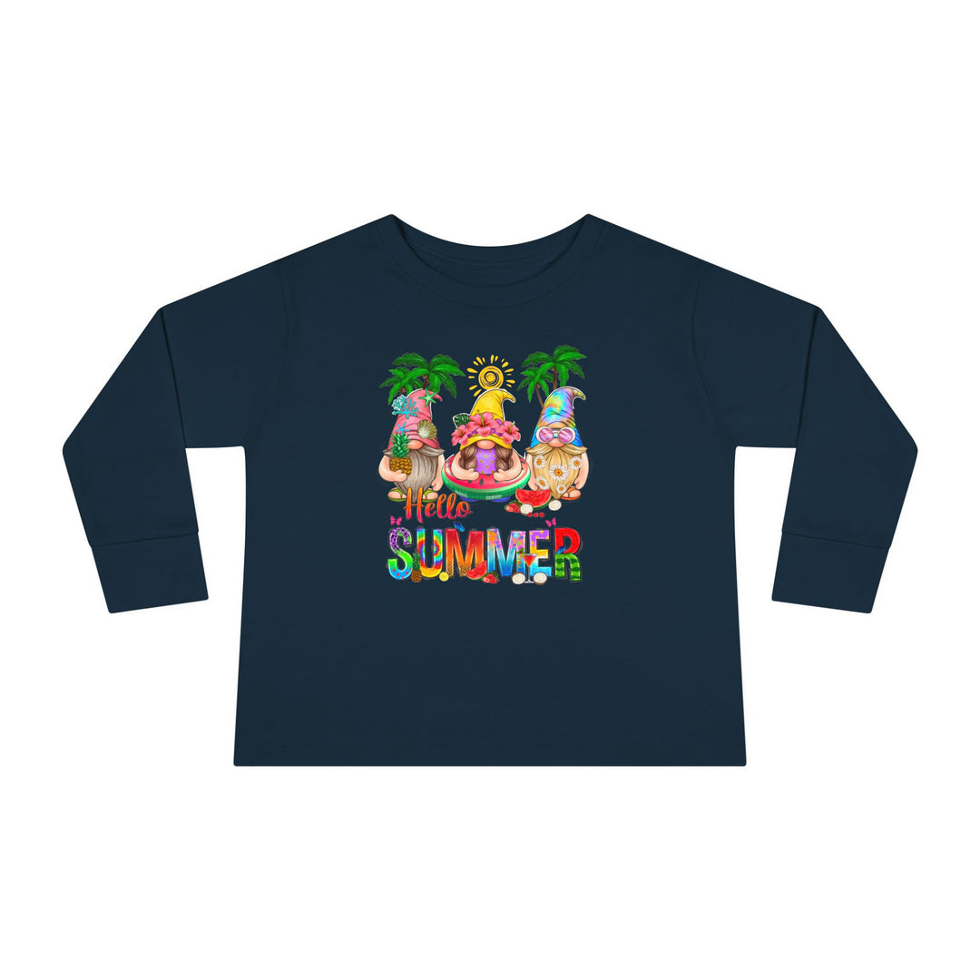 Summer Gnomes - Toddler Long Sleeve Tee