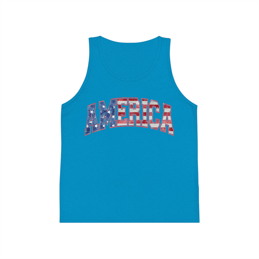 America - Kid's Jersey Tank Top