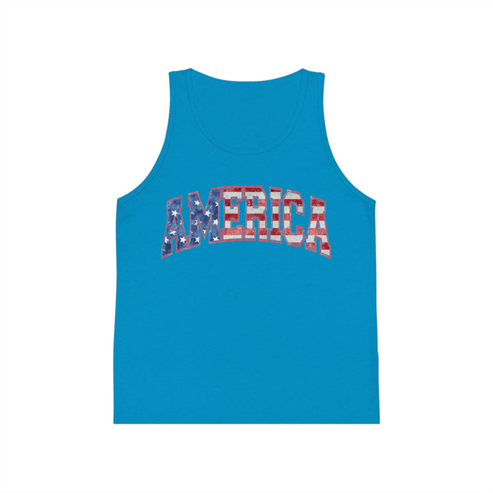 America - Kid's Jersey Tank Top