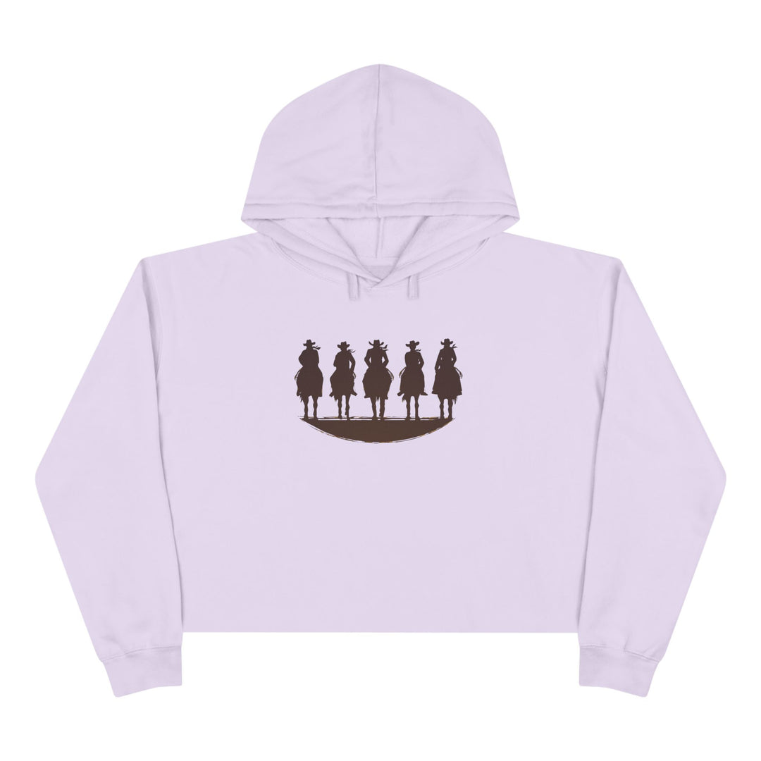 Cowboy Silhouette - Crop Hoodie