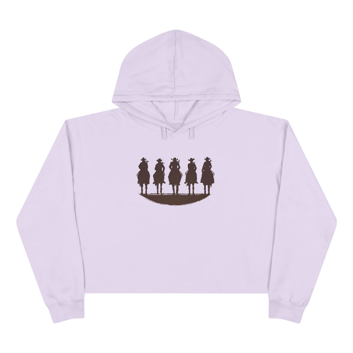 Cowboy Silhouette - Crop Hoodie