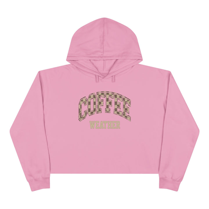 Coffee Weather - Crop Hoodie