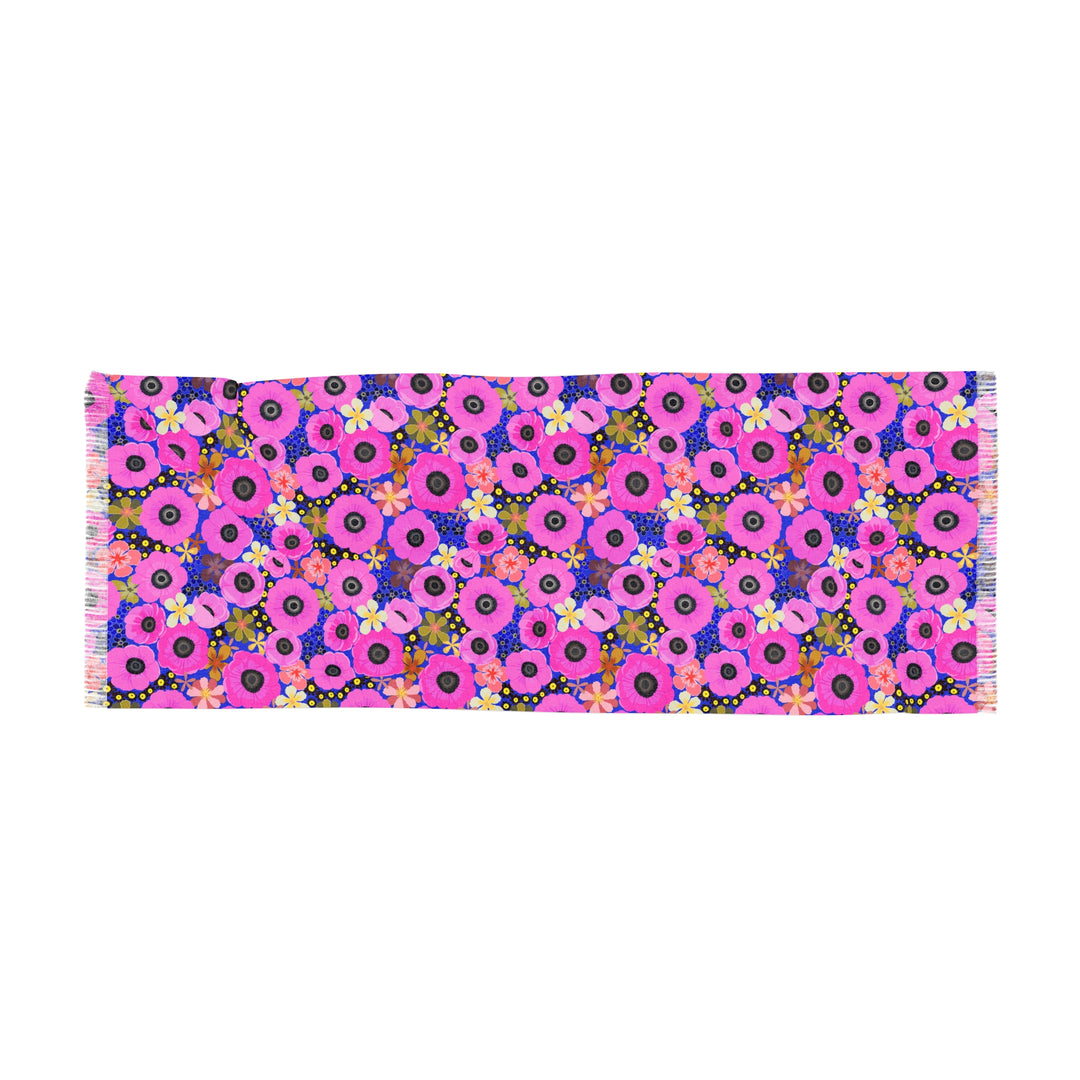Vibrant Pink Spring Pattern - Light Scarf