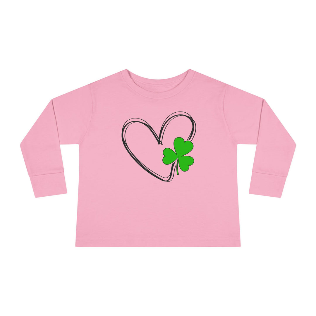 Heart & Clover - Toddler Long Sleeve Tee