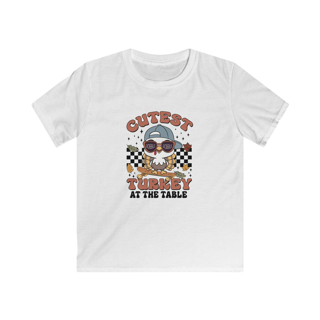 Cutest Turkey Boys - Kids Softstyle Tee