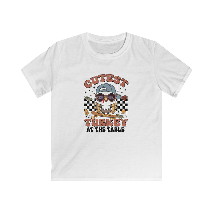 Cutest Turkey Boys - Kids Softstyle Tee