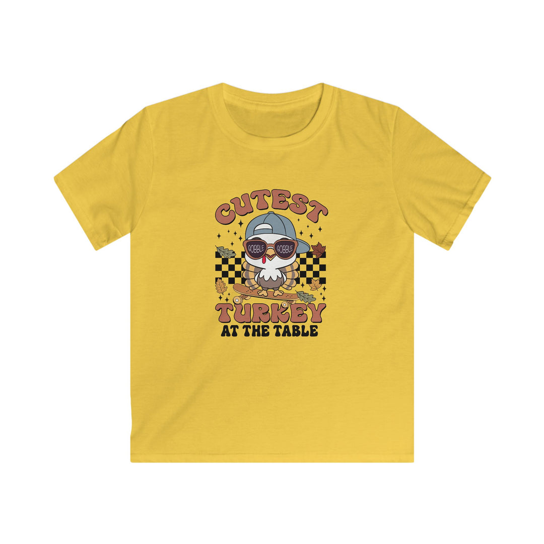 Cutest Turkey Boys - Kids Softstyle Tee
