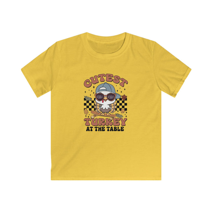 Cutest Turkey Boys - Kids Softstyle Tee