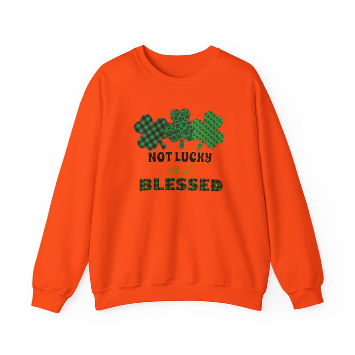 Not Lucky Just Blessed - Unisex Heavy Blend™ Crewneck Sweatshirt