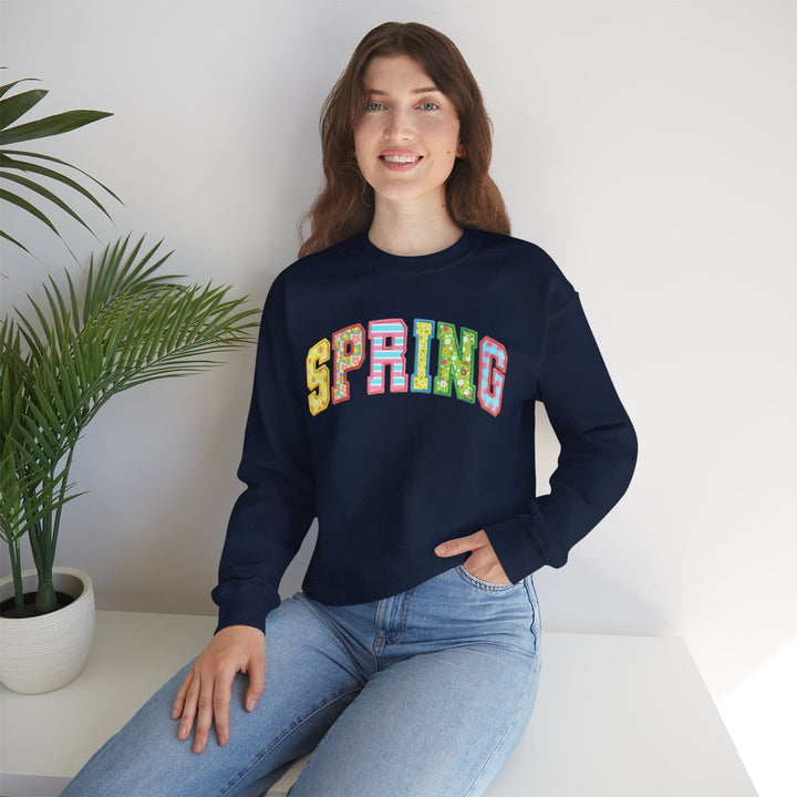 Spring Quilt - Unisex Heavy Blend™ Crewneck Sweatshirt