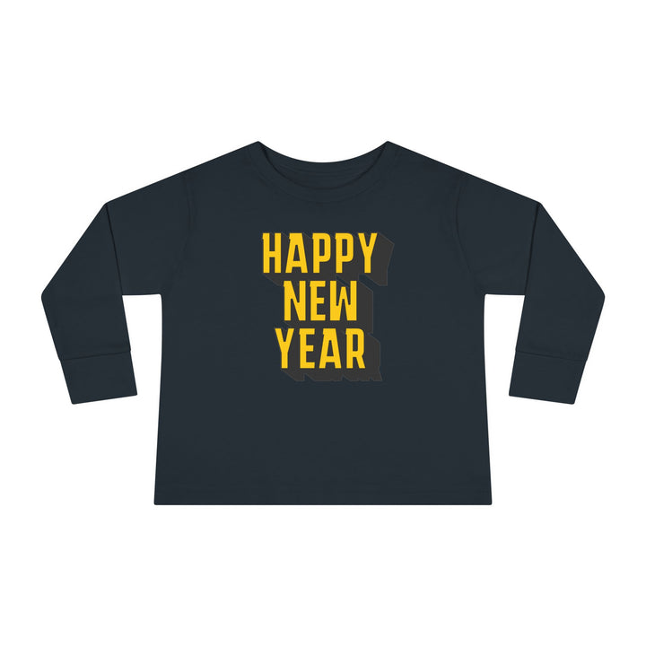 Block Happy New Year - Toddler Long Sleeve Tee