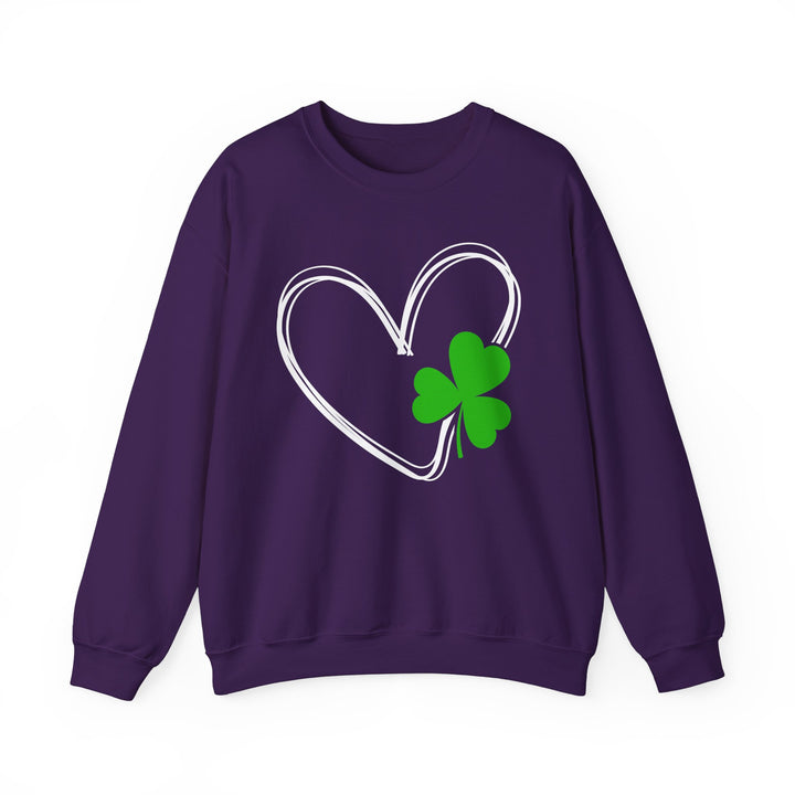 Heart & Clover - Unisex Heavy Blend™ Crewneck Sweatshirt