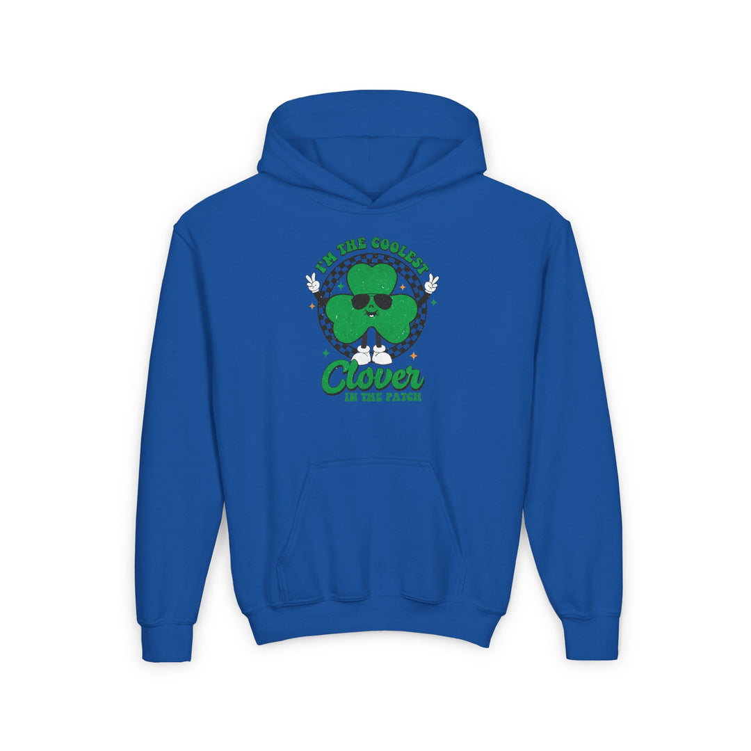 Coolest Clover - Youth Heavy Blend Hooded Sweatshirt