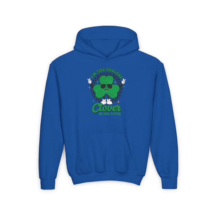 Coolest Clover - Youth Heavy Blend Hooded Sweatshirt