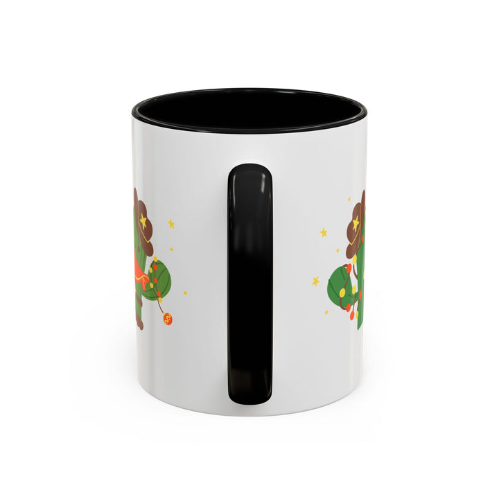 Merry Christmas Cactus -  Accent Coffee Mug (11, 15oz)
