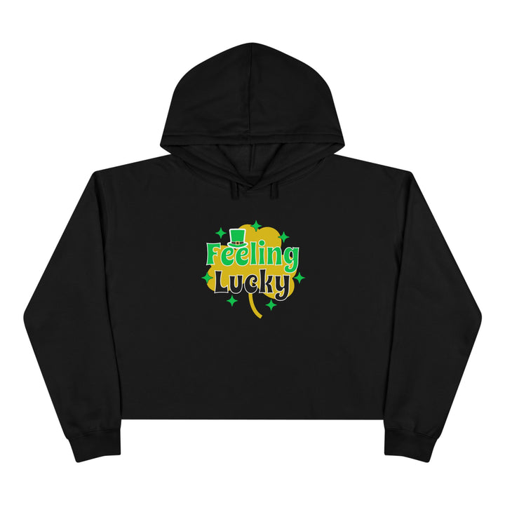 Feeling Lucky - Crop Hoodie
