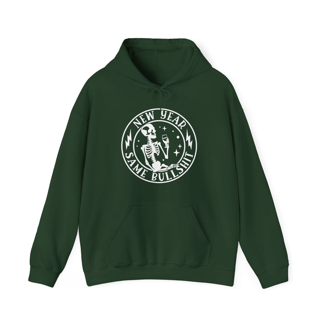 New Year Same Bullsh*t - Unisex Heavy Blend™ Hooded Sweatshirt