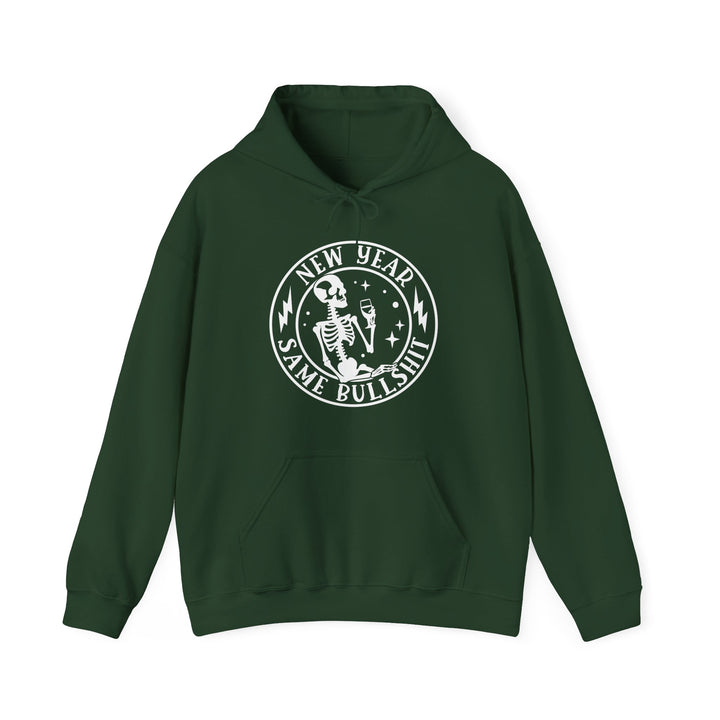 New Year Same Bullsh*t - Unisex Heavy Blend™ Hooded Sweatshirt