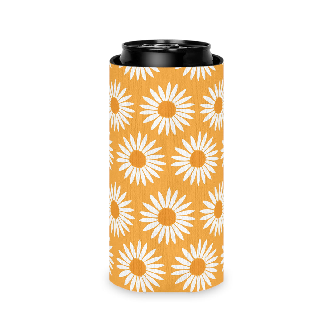 Yellow Sunflower Pattern - Can Cooler
