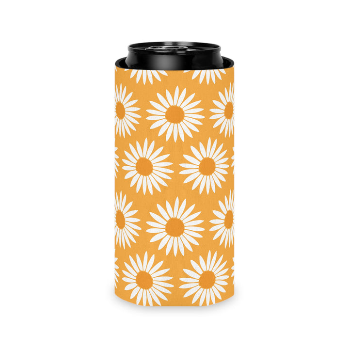 Yellow Sunflower Pattern - Can Cooler