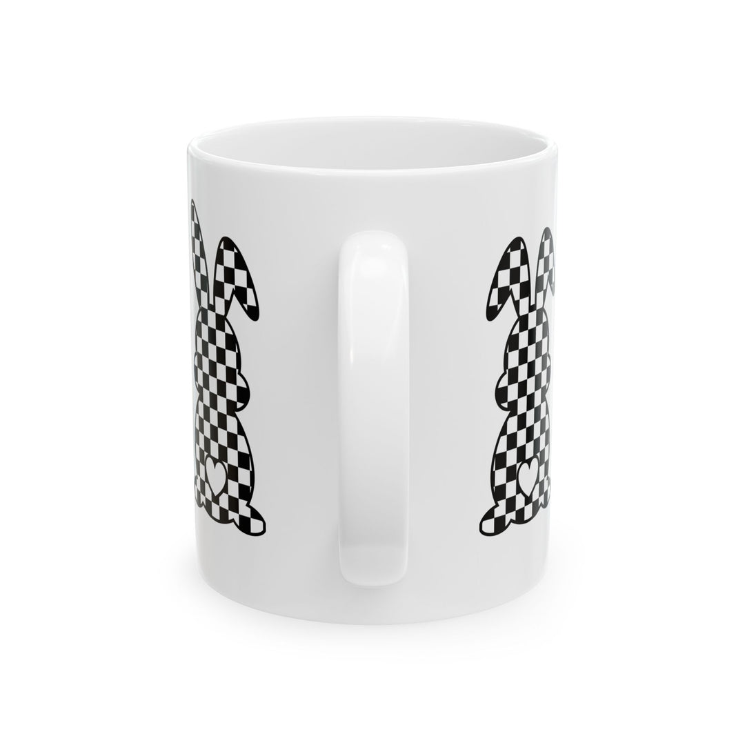 Heart Bunny - Ceramic Mug, (11oz, 15oz)