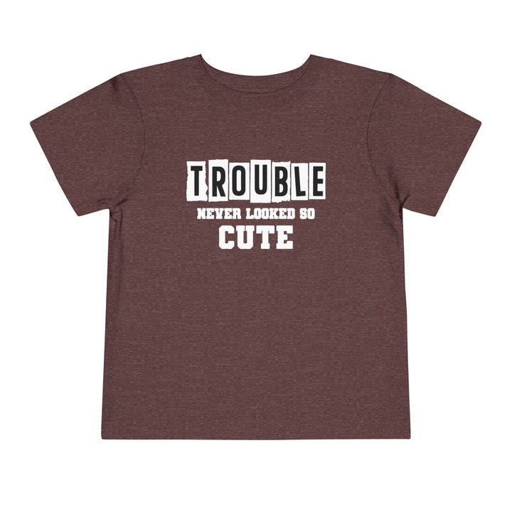 Trouble Never Looked So Cute - Toddler Short Sleeve Tee