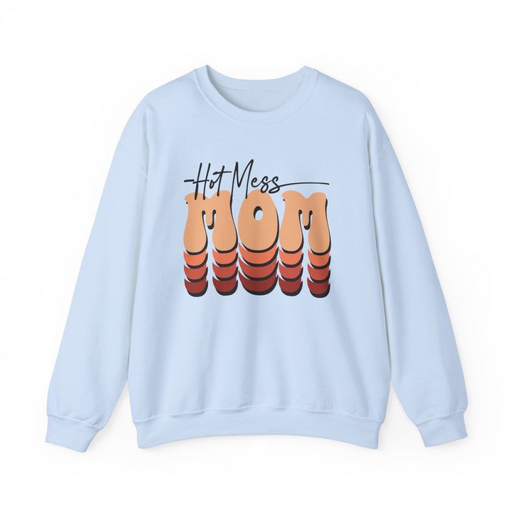 Hot Mess Mom - Unisex Heavy Blend™ Crewneck Sweatshirt