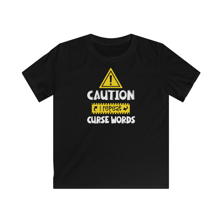 Caution - Kids Softstyle Tee