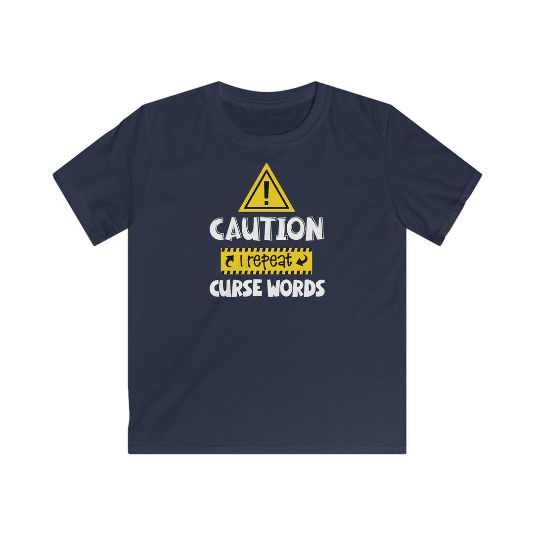 Caution - Kids Softstyle Tee
