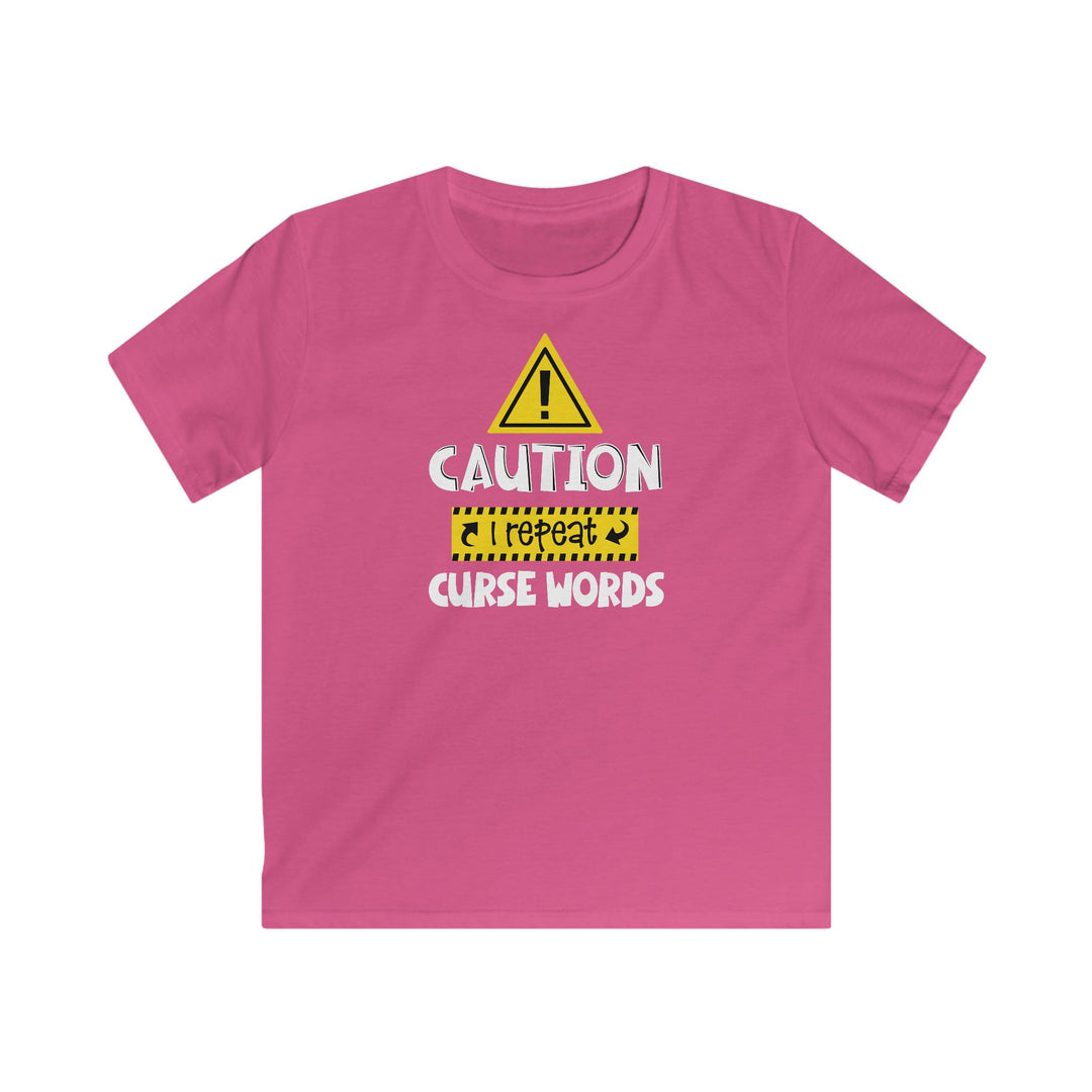 Caution - Kids Softstyle Tee