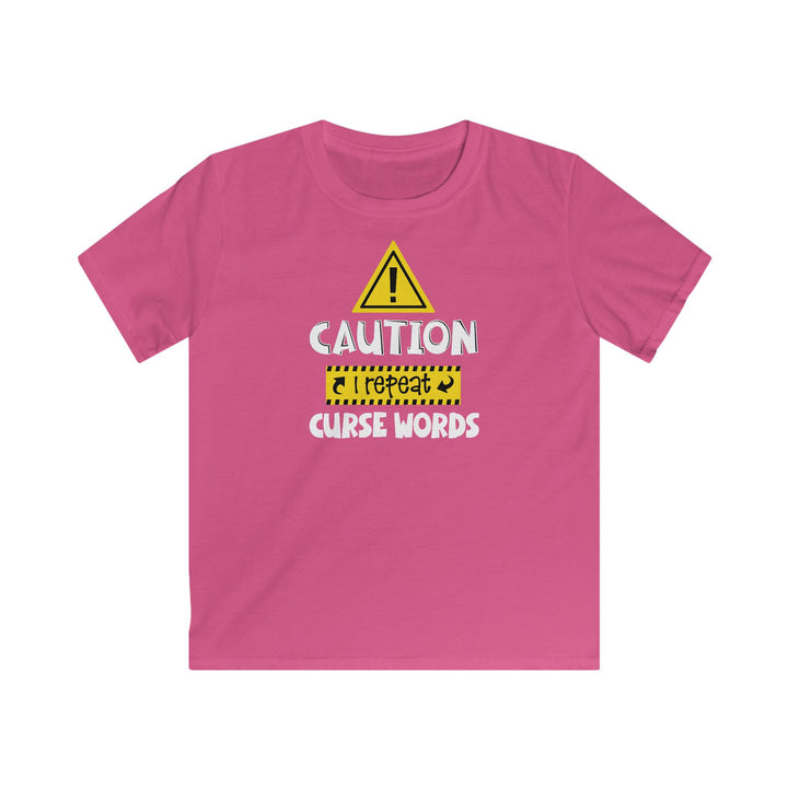 Caution - Kids Softstyle Tee