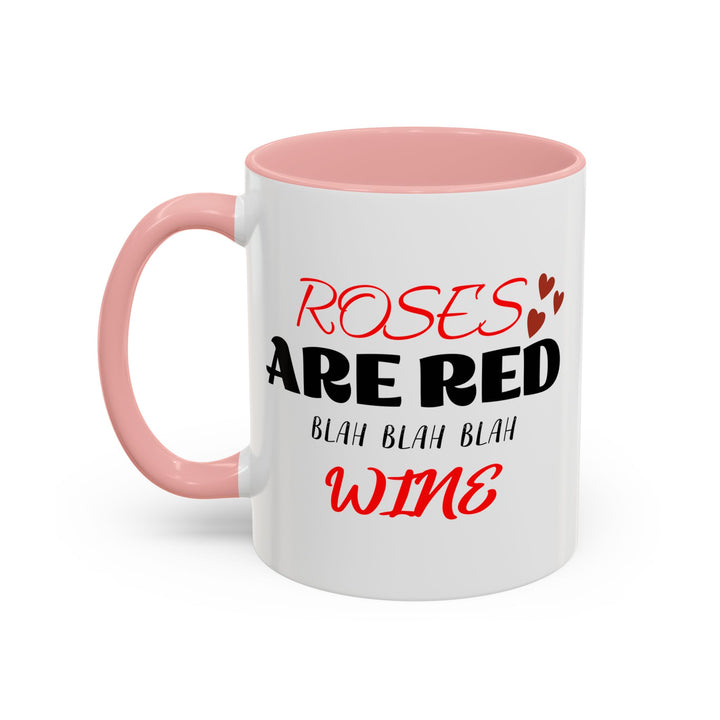 Blah Blah Blah Wine - Accent Coffee Mug (11, 15oz)