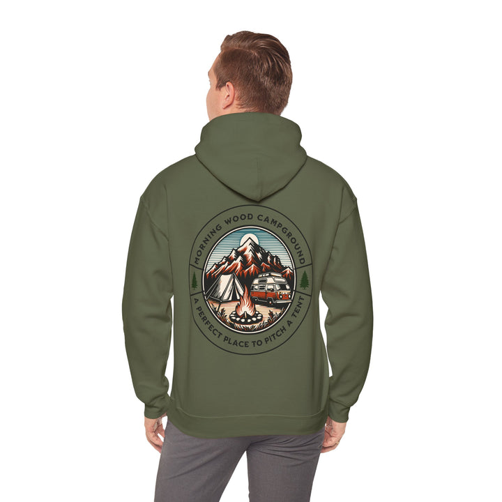 Morning Wood Campground - Unisex Heavy Blend™ Hooded Sweatshirt