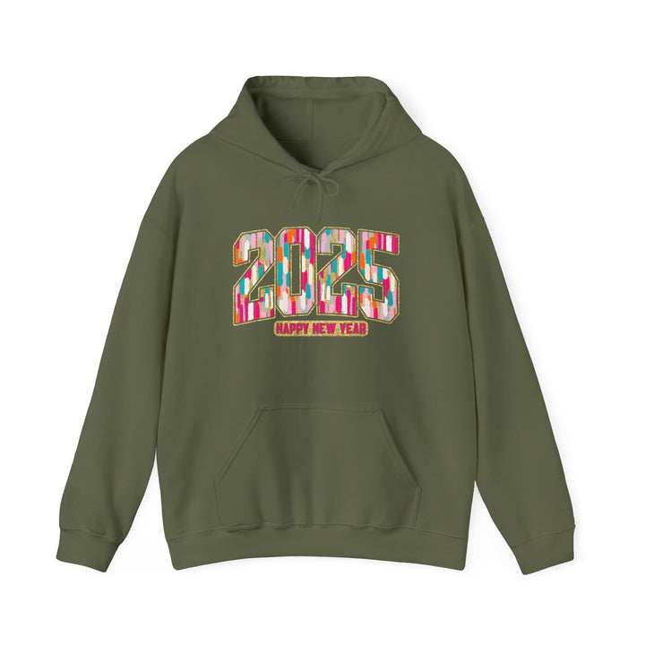 2025 Happy New Year - Unisex Heavy Blend™ Hooded Sweatshirt