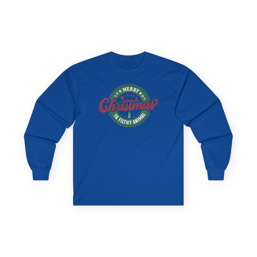 Merry Christmas Ya Filthy Animal - Unisex Ultra Cotton Long Sleeve Tee