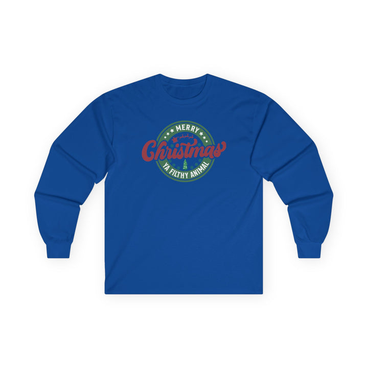 Merry Christmas Ya Filthy Animal - Unisex Ultra Cotton Long Sleeve Tee